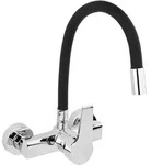 Flexibler Schwarzer Wand-waschtischhahn 75670 Fala