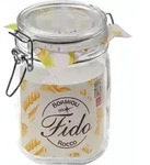 Bormioli Rocco - Drahtb&uuml;gelgl&auml;ser Fido 1115ml 4 Gl&auml;ser + Gummi Einmachgl&auml;ser
