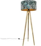 Dreibeinstativ Vintage Holz Mit Haube Pfauengr&uuml;n 50 Cm - Dreibeinstativ Classic