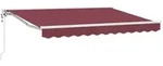 Markisenrahmen Bordeauxrot 250 X 200 Cm Vidaxl