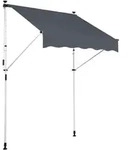 Clp - Klemm-markise Westerly 250x120 Cm Anthrazit