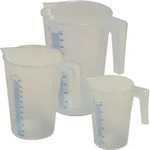 Messbecherset 1 / 2 / 5 L 3-teilig Pp