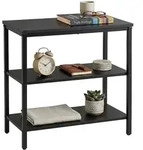 Relaxdays Nachttisch, 3 Offene Ablagen, Hxbxt: 61 X 60 X 30 Cm, Schlafzimmer,...
