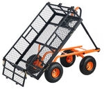 Gartenkarre, Gartenwagen Aus Metall Mit Einfach Zu Montierendem Rahmen,...