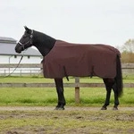 Vidaxl Horse Blanket Full Dark Brown 145 Cm Polyester Fleece