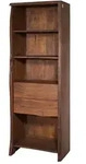 Regal Akazie 71x45x204 Braun Lackiert Pure Acacia 211