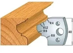 690.089 Paire Von Messer Sp 40x4mm Profiles R8/8/12/4mm