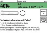 Sechskantschraube Iso 4014 M.schaft M 10 X 80 8.8 Galvanisch Verzinkt 8 Disp+sl