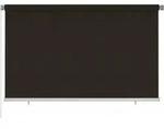 Au&szlig;enrollo 245 (b) X 140 (h) Cm Braun Hdpe Vidaxl