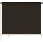 Au&szlig;enrollo 185 (b) X 140 (h) Cm Braun Hdpe Vidaxl