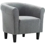 Sessel Hellgrau Stoff Vidaxl