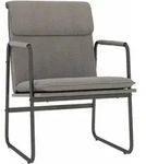 Loungesessel Taupe 55x64x80 Cm Stoff Vidaxl