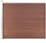 Zaunelement Wpc 175x146 Cm Braun - Vidaxl