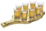 Kesper Schnapsglastr&auml;ger Mit 8 Gl&auml;sern