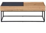 Ebuy24 - Filora Couchtisch Mit Aufbewahrung Grau, Artisan Eiche Dekor.