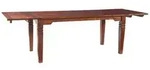 Esstisch Mit Ansteckplatten Akazie 200-240/280x100x76 Nougat Lackiert Oxford 123