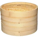 Kitchencraft World Of Flavors Dampfgarer-korb De Bamboo, Streamer Bamboo, 2 Ebenen,