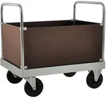 Kongamek Kofferwagen Verzinkt 960mm Hoch Mit Ladefl&auml;che 940x700mm Aus Mdf Mit...