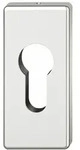 Fsb - Zylinderrosette 17 1778 Eckig, Aluminium Silber Eloxiert