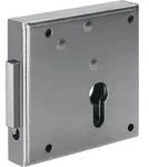 Amf - Gittertor-riegelschloss 100 Din Li.pz Aufliegend 65mm
