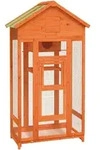 Vidaxl - Voliere Braun 91,5x53x170 Cm Massivholz Kiefer