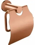 Toilettenpapierrollenhalter Mit Deckel Kupfer Geb&uuml;rstet - Aloni
