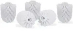 10 X Wc B&uuml;rstenkopf Im Set, Lose Toilettenb&uuml;rsten, 9,5 Mm Gewinde,
