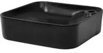 Luxebath - Ml-design Waschbecken Aus Keramik Schwarz 43x43x12 Cm, Abgerundeten...