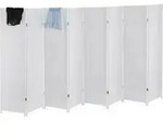 Paravent Raumteiler, Hxb: 170 X 320 Cm, Faltbarer Raumtrenner, 8-teiliger