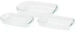Auflaufformen Aus Geh&auml;rtetem Glas, 3er-set