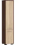 Abamihome - Badezimmers&auml;ule Akord Fin Wenge 30 Cm 2 T&uuml;ren 5 Ebenen Front