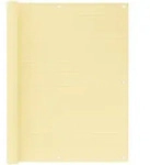 Balkon-sichtschutz Beige 120x300 Cm Hdpe Vidaxl