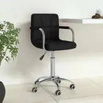 B&uuml;rostuhl Drehbar Schwarz Stoff Vidaxl
