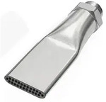 Riegler L&auml;rmarme Flachd&uuml;se, G 3/8 Ag, Ms Vernickelt, D&uuml;senbreite 29mm, 15