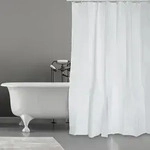 Rideau De Douche Polyester 180x200cm Blanc - Msv