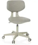 Kinderschreibtischstuhl / Kinderstuhl Kid Classic Stoff Grau Hjh Office
