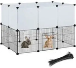 Freilaufgehege, Diy Freigehege Zum Stecken, Hbt 72,5 X 110 X 74 Cm, Auslaufgitter
