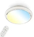 Briloner Deckenventilator Mit Licht Fernbedienung &Oslash;44cm Rund 23,5w 2700lm