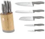 Berlinger Haus Bh-2756 Taupe Messerset Im Bambusblock