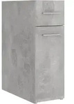 Apothekerschrank Betongrau 20x45,5x60 Cm Holzwerkstoff Vidaxl