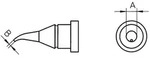 Weller - Lt-1x L&ouml;tspitze Rundform, Gebogen Spitzen-gr&ouml;&szlig;e 0.4 Mm Inhalt 1 St.