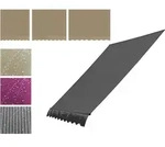 Quick-star - Ersatzdach F&uuml;r Klemmmarkise 250x130cm Grau Balkon Sonnensegel