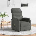 Vidaxl Massagesessel Dunkelgrau Stoff