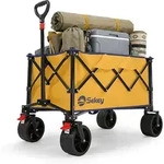 Sekey 150kg Bollerwagen Faltbar Handwagen Mit Breiten Reifen Campingwagen Mit...