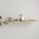 Schweberegal Eichen-optik 90x23,5x3,8 Cm Mdf Vidaxl