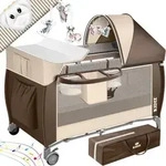 Kidiz&reg; Babybett 3 In 1 Reisebett Kombi Set Baby Bett Mit Wickelauflage Moskitonetz