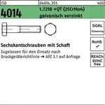Sechskantschraube Iso 4014 M.schaft M 30 X 220 1.7218 +qt (25crmo4) Galvanisch