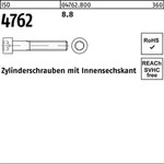 Zylinderschraube Iso 4762 M.innensechskant M 8 X 12 8.8