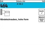 R&auml;ndelschraube Din 464 Hohe Form M 4 X 20 A 1/a 2 A 1/a 2