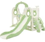 Joyz Kinderrutsche Mit Schaukel, 5in1 Kinder Spielplatz Mit Rutsche Schaukel Treppe